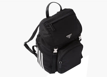 prada adidas re-nylon backpack black 