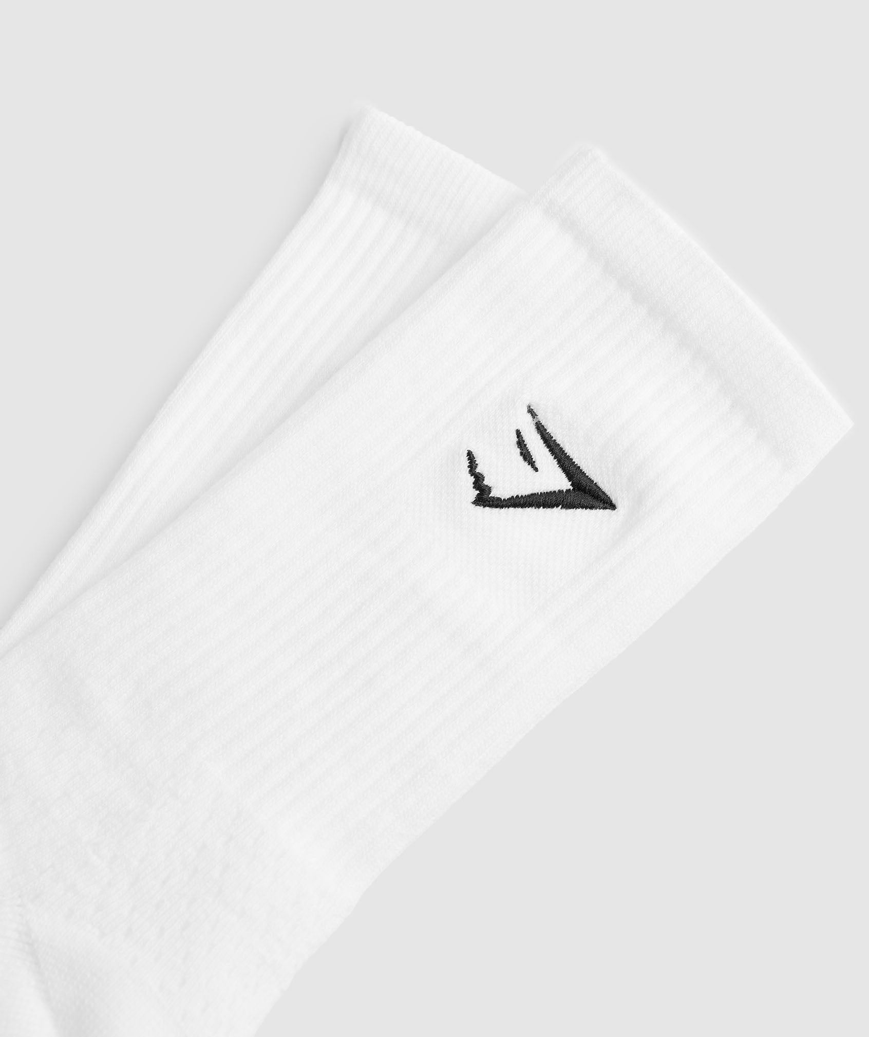 Women's Gymshark Premium Sharkhead Crew Single White