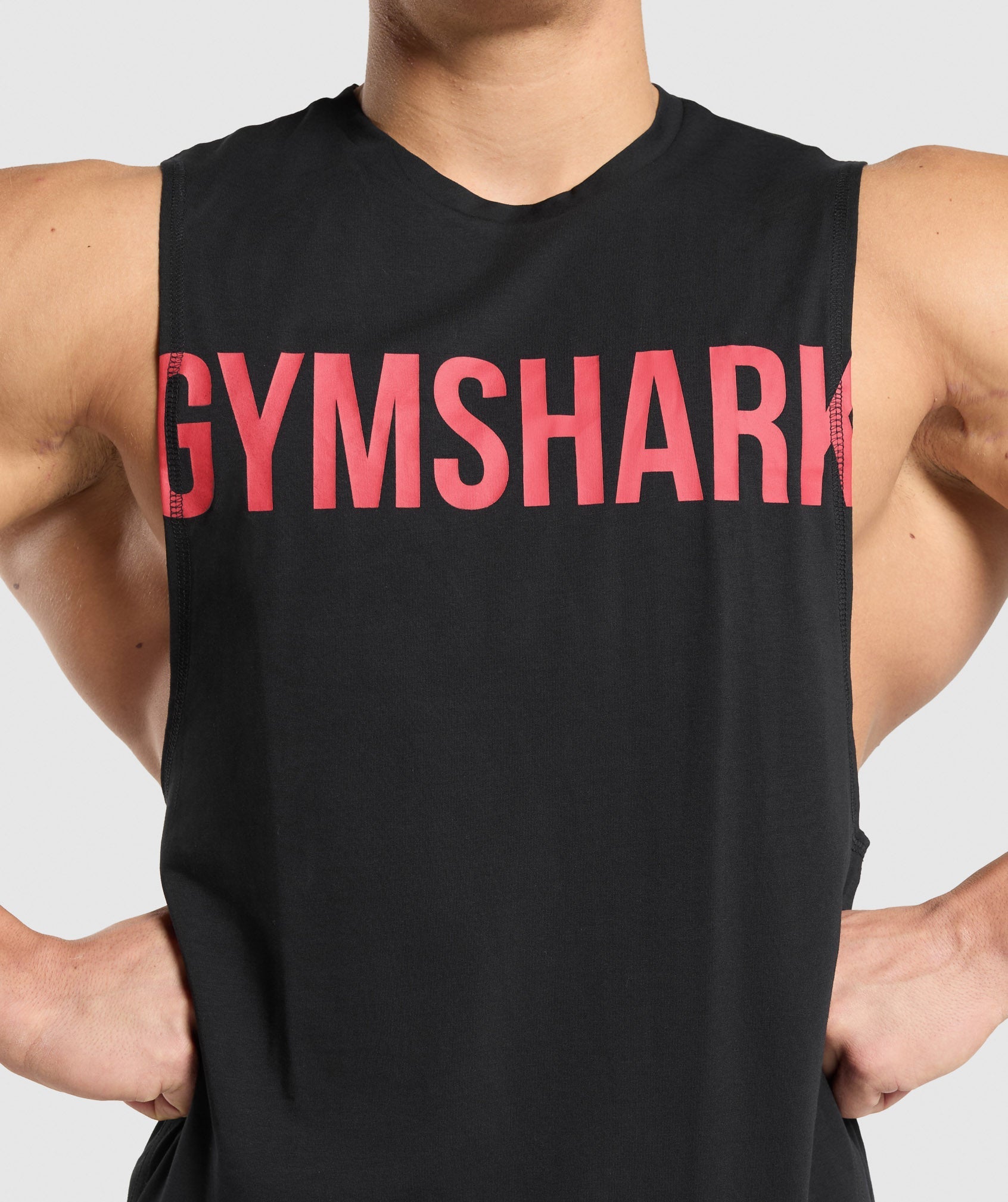 Gymshark Prime Drop Arm Tank Black
