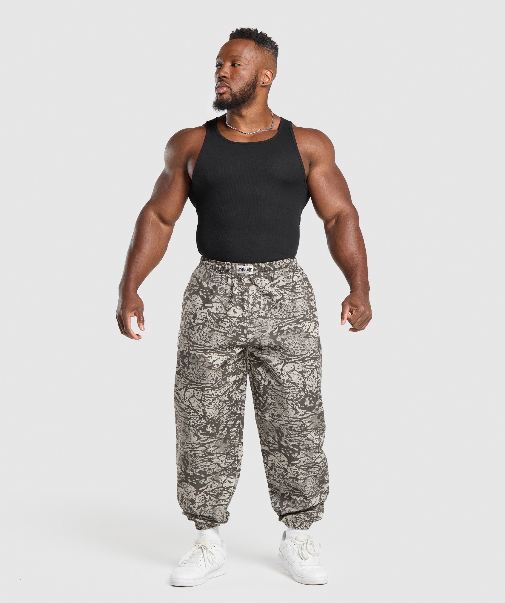 Gymshark Ripstop Pumper Pants Pebble Grey