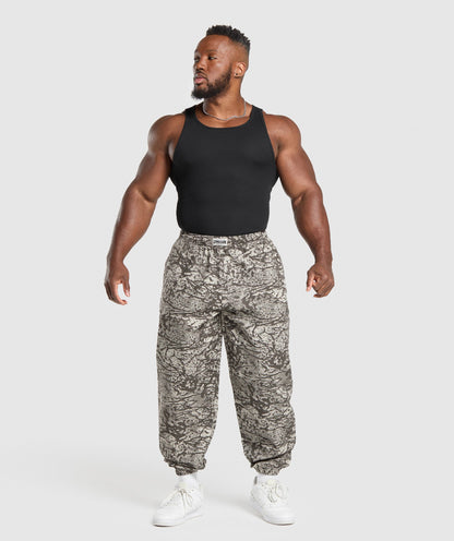 Gymshark Ripstop Pumper Pants Pebble Grey
