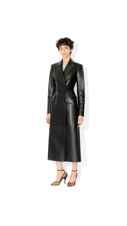 Alaïa Soft Lambskin Tailored Coat