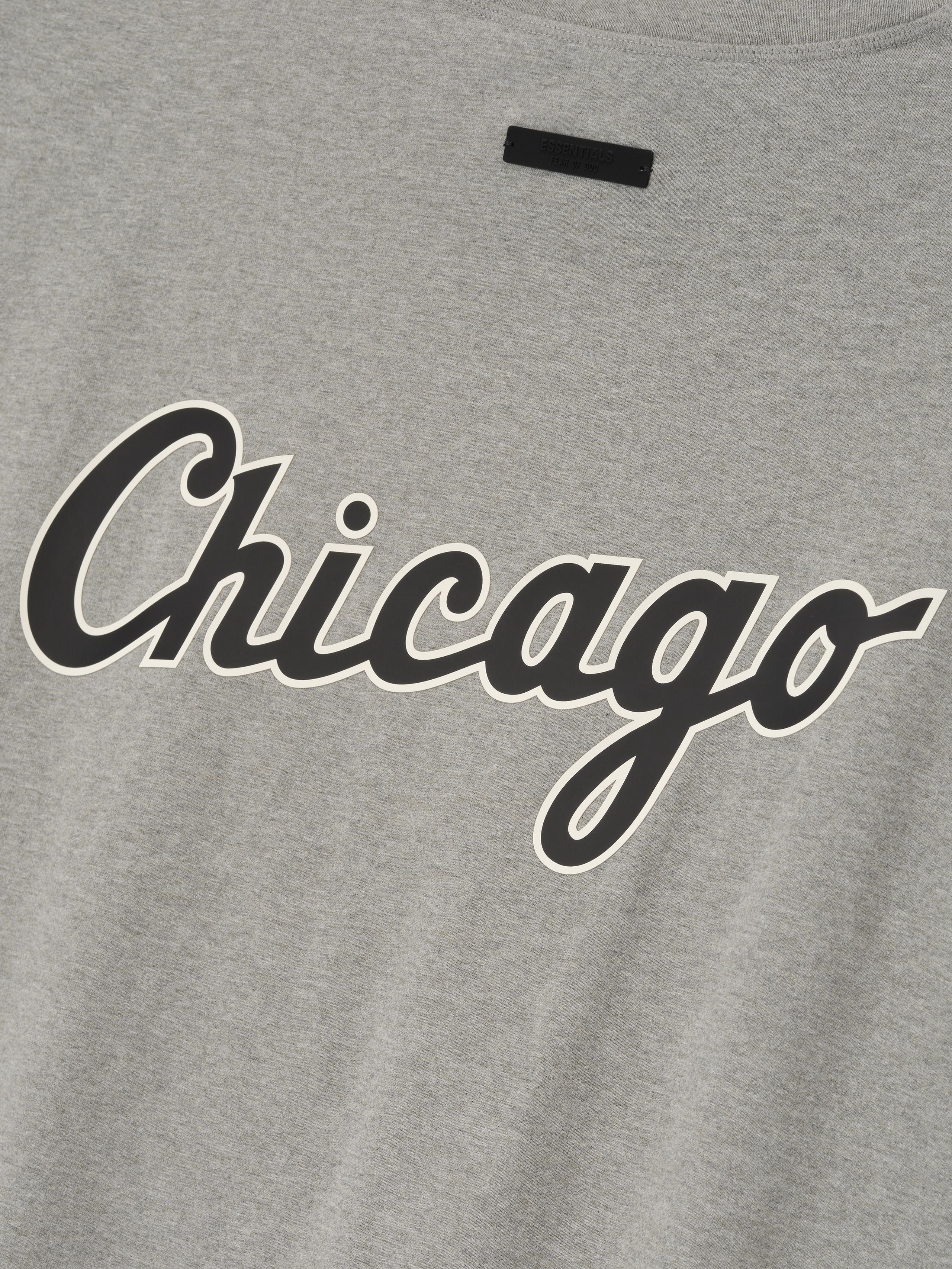 Essentials White Sox 90S Tee Concrete Heather