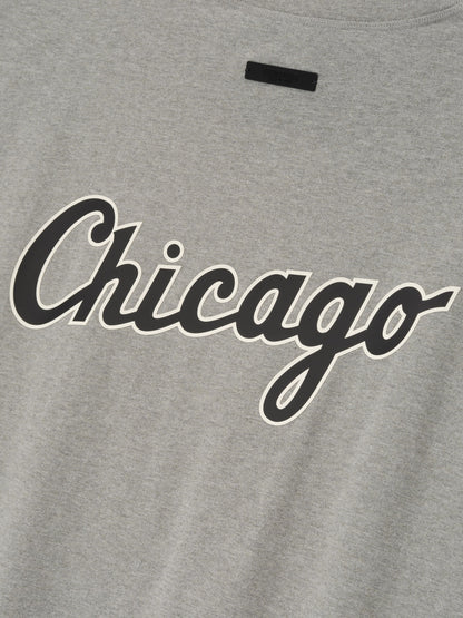 Essentials White Sox 90S Tee Concrete Heather