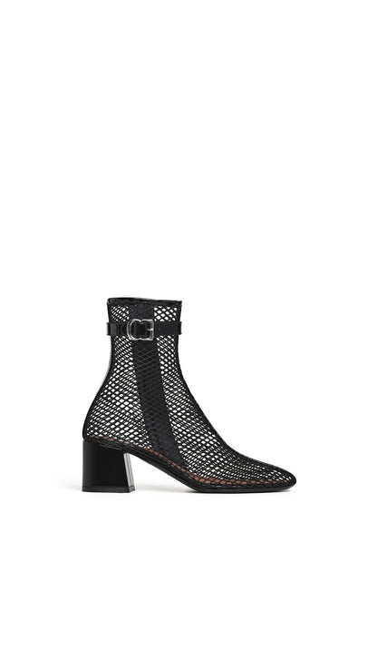 Alaïa Boots 55 In Fishnet