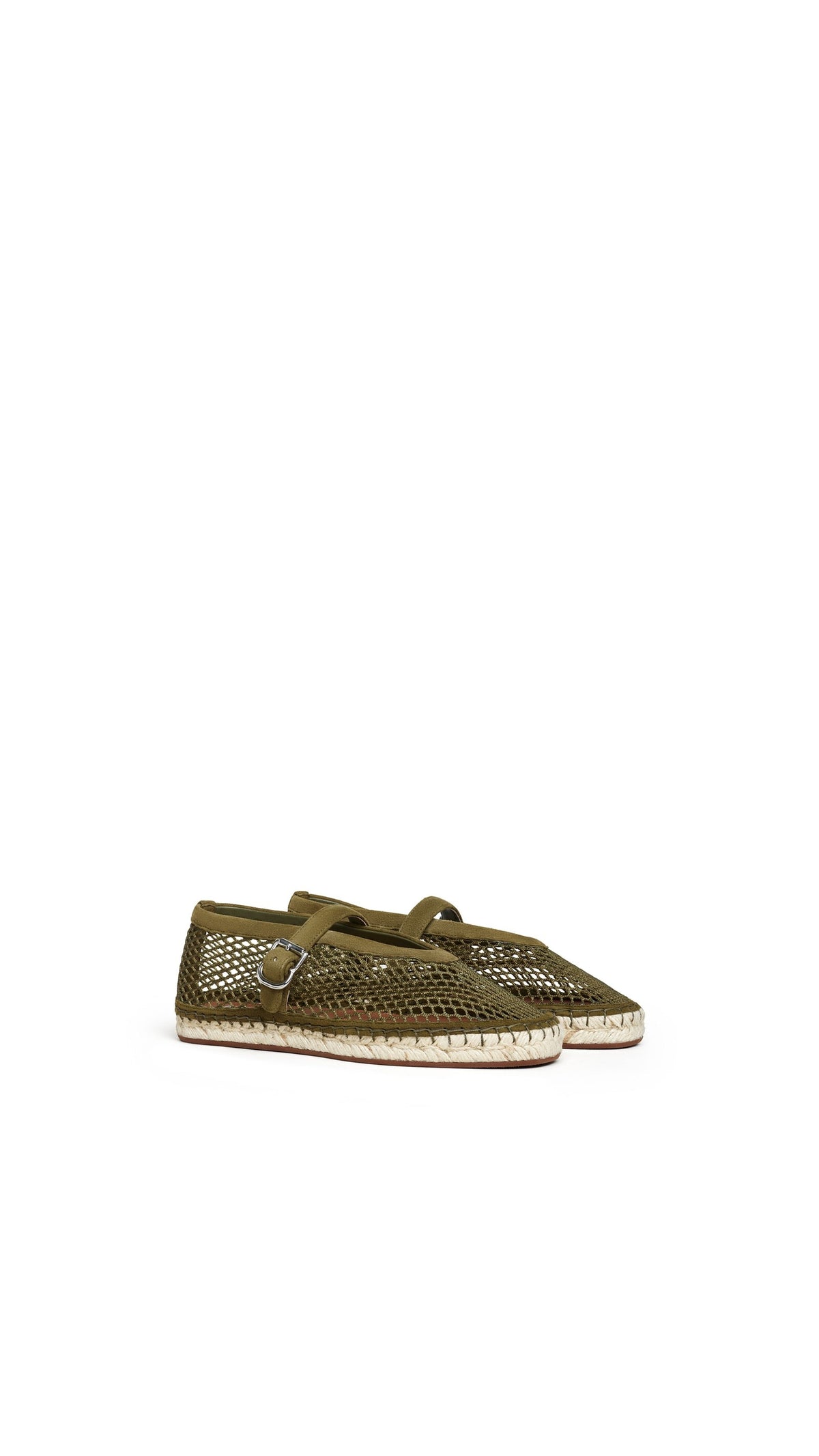 Alaïa Espadrilles In Fishnet And Suede