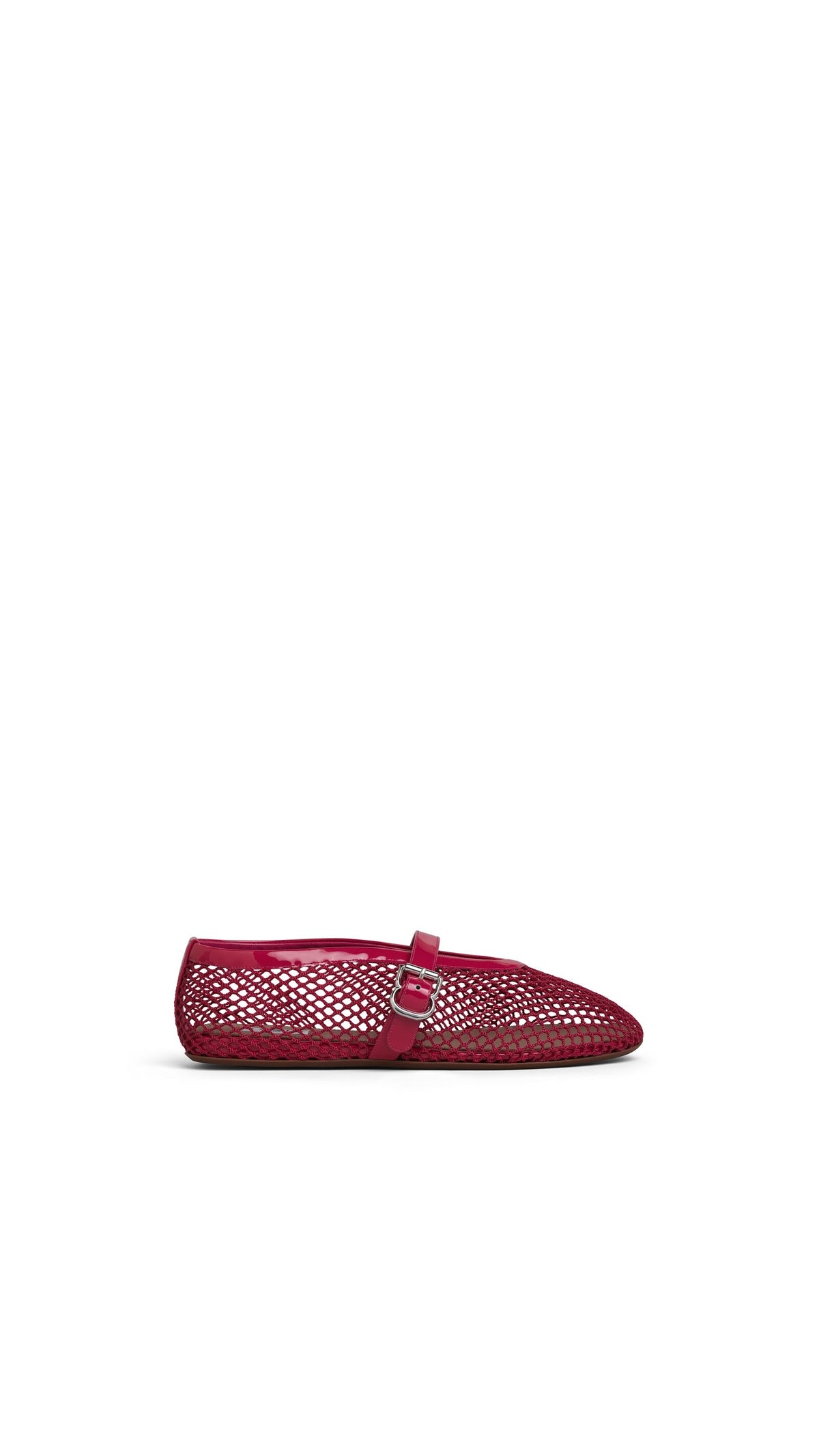 Alaïa Ballet Flats In Fishnet
