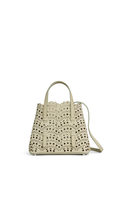 Alaïa Mina 20 Bag In Perforated Vienne Nubuck