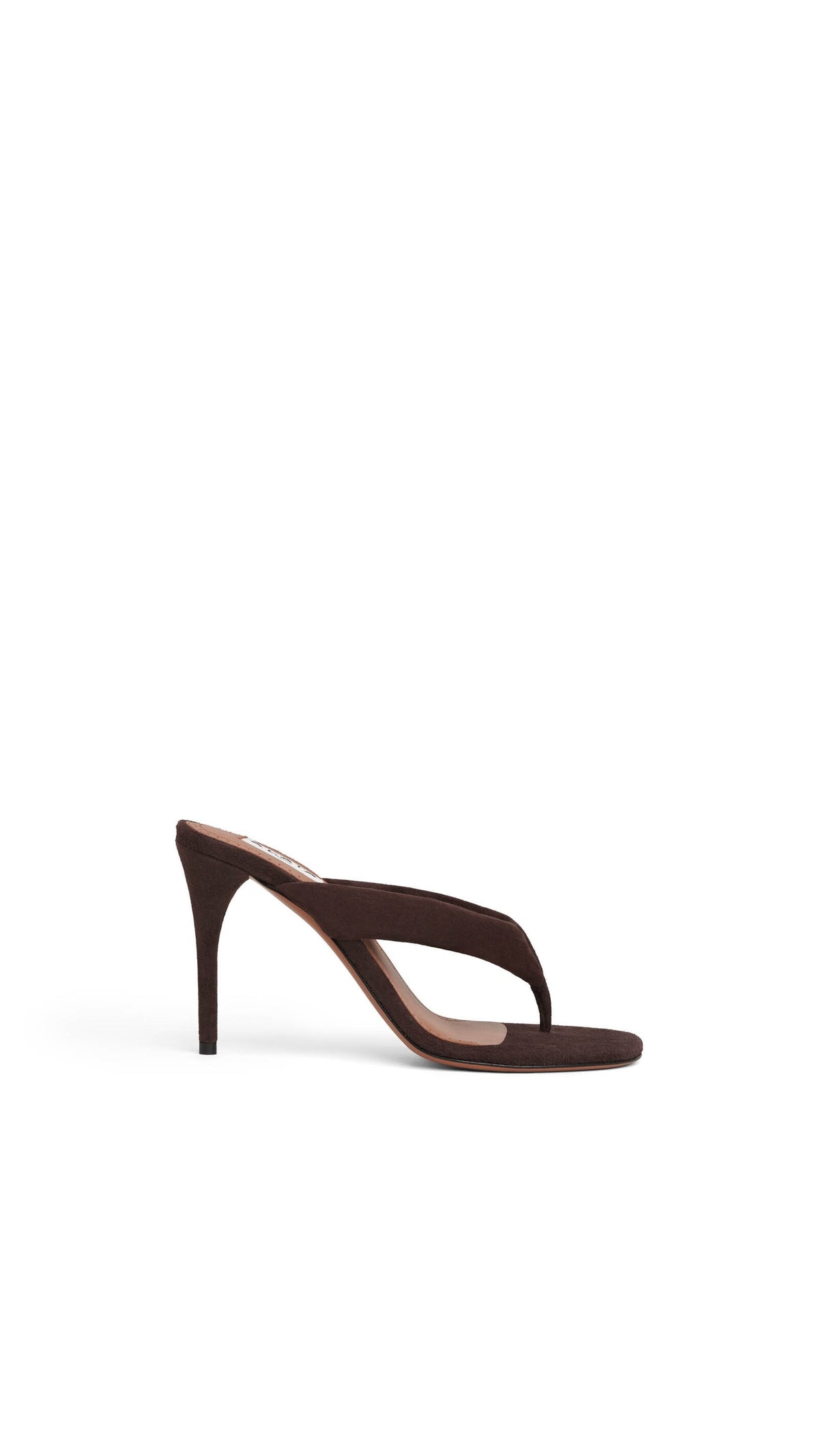 Alaïa Heel Thong Mules In Suede