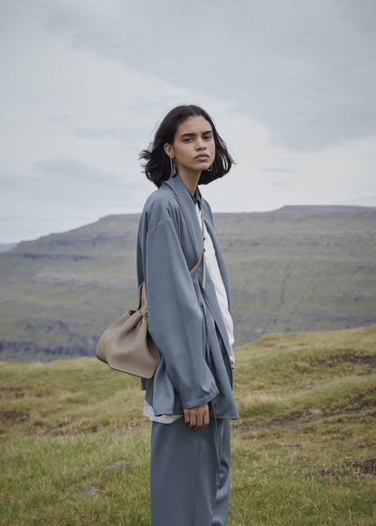 Polene Numero Neuf Textured Taupe