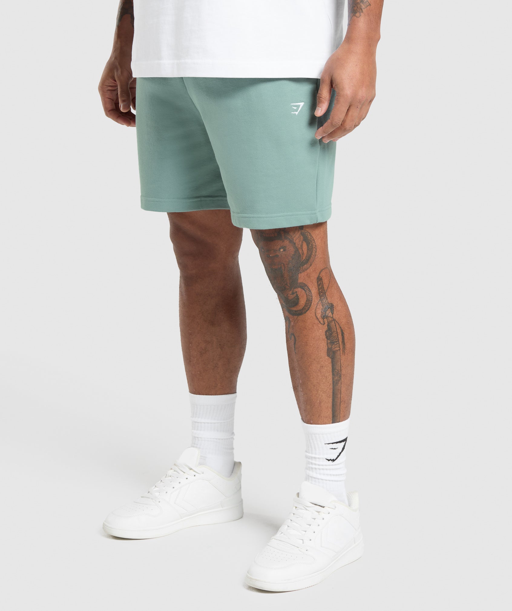Gymshark Rest Day Essentials Shorts Celeste Blue
