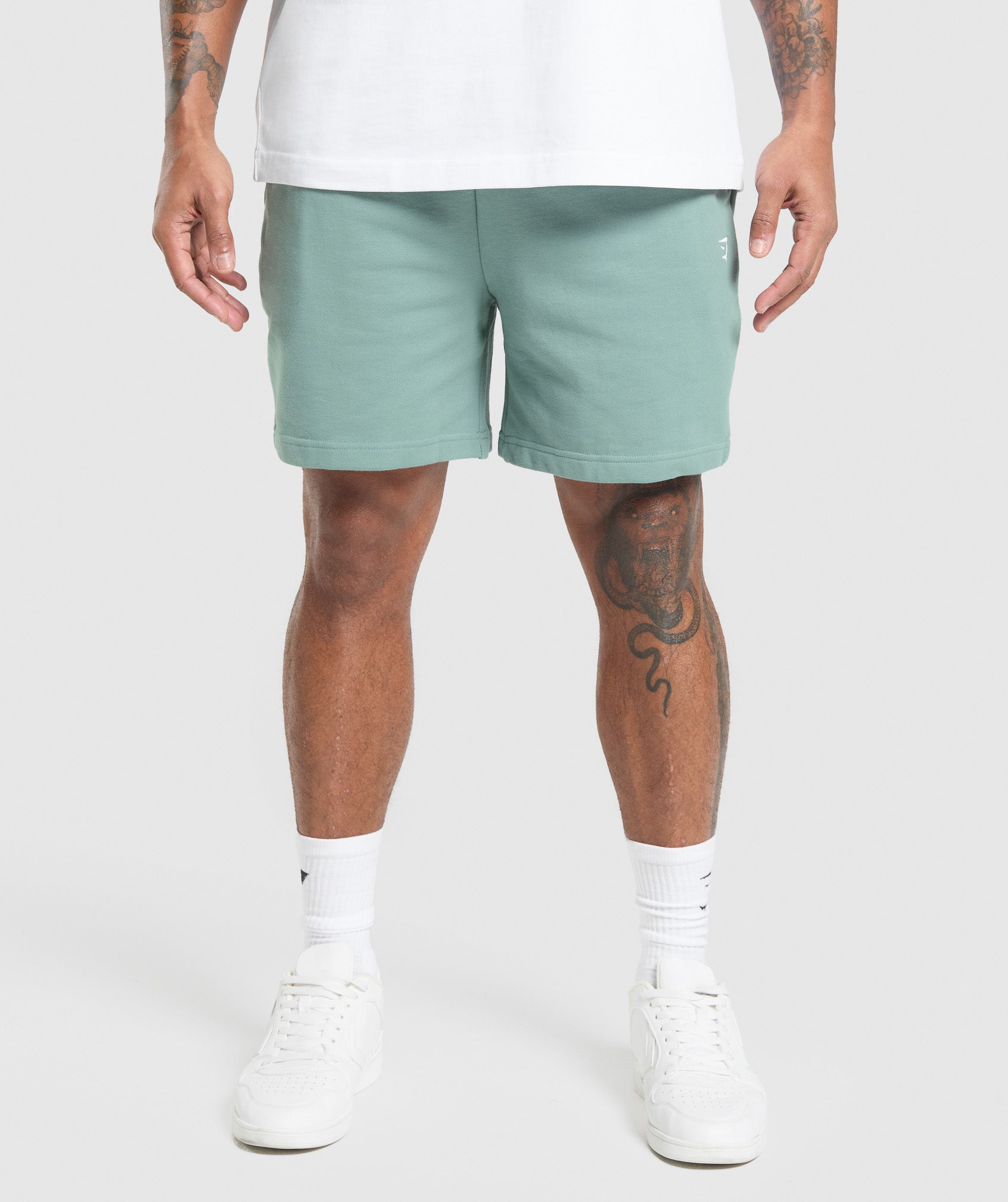 Gymshark Rest Day Essentials Shorts Celeste Blue