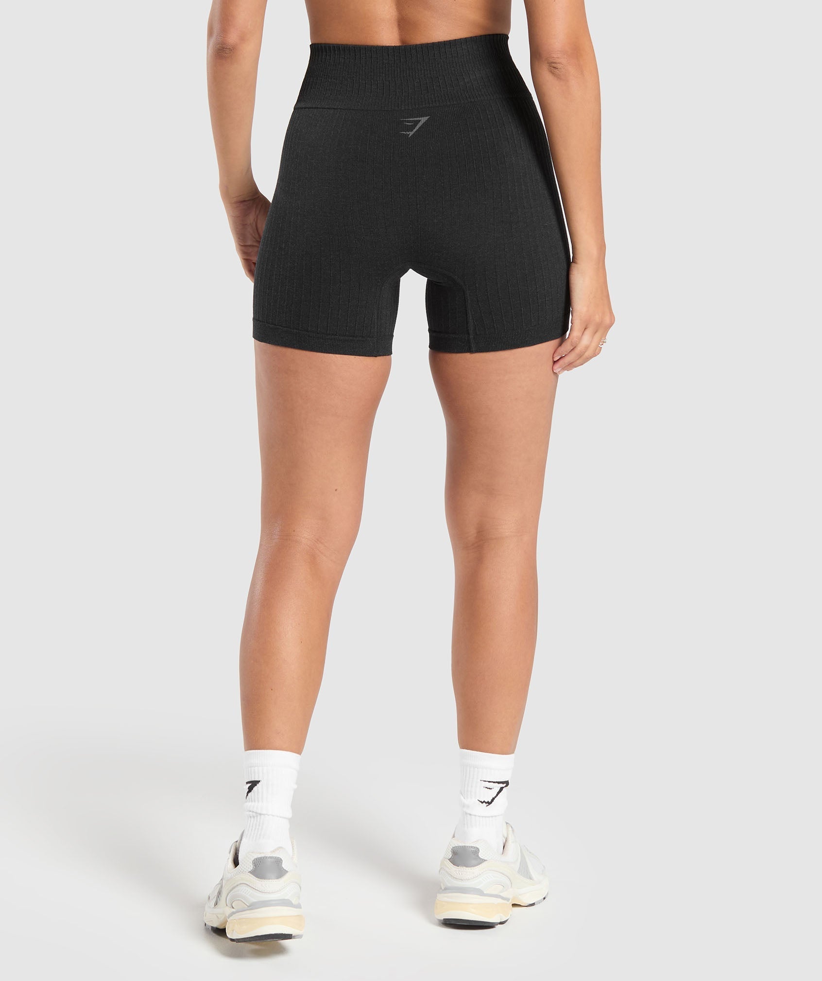 Women's Gymshark Luxe Seamless Shorts Coal Marl