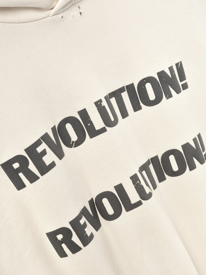 Essentials Revolution Hoodie Cream/Black