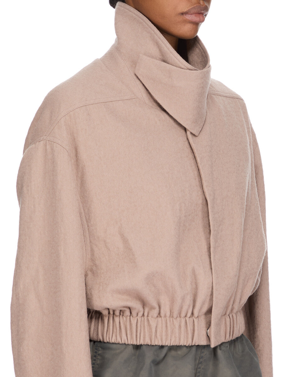 Rick Owens Collared Mac Shirt