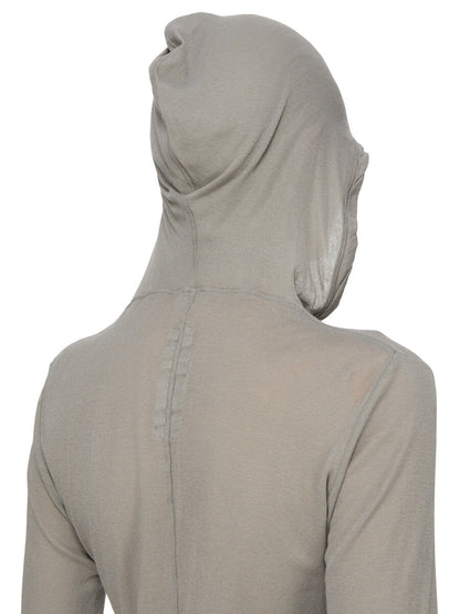 Rick Owens Cropped Hooded Rib LS T