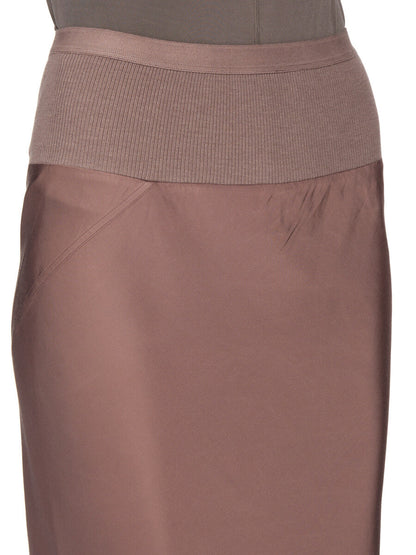 Rick Owens Knee Bias Skirt