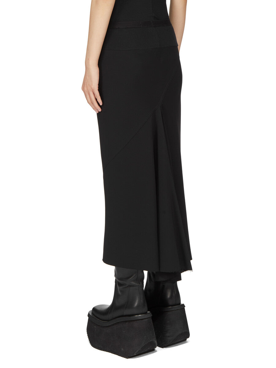 Rick Owens A Line Bias Skirt