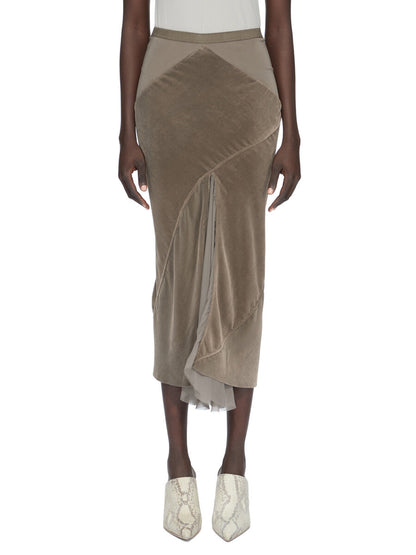 Rick Owens Dbl Sliced Skirt