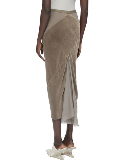 Rick Owens Dbl Sliced Skirt