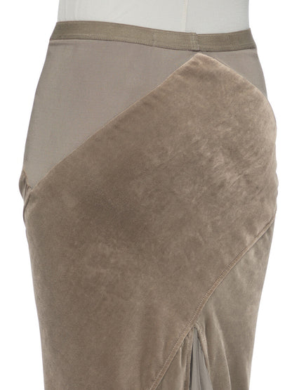 Rick Owens Dbl Sliced Skirt