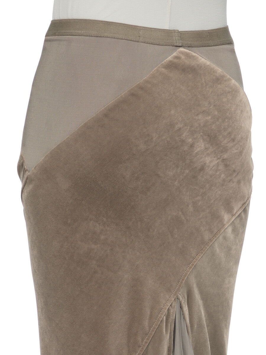 Rick Owens Dbl Sliced Skirt