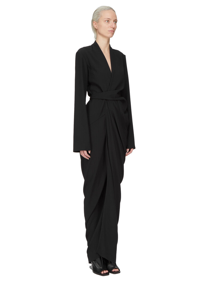 Rick Owens Long Wrap Gown