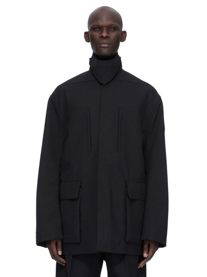 Rick Owens Collared Mac