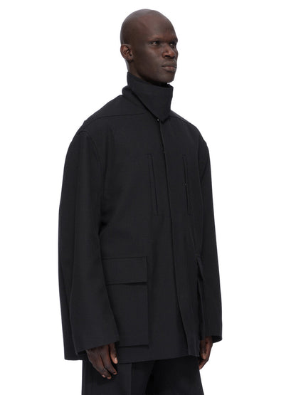 Rick Owens Collared Mac