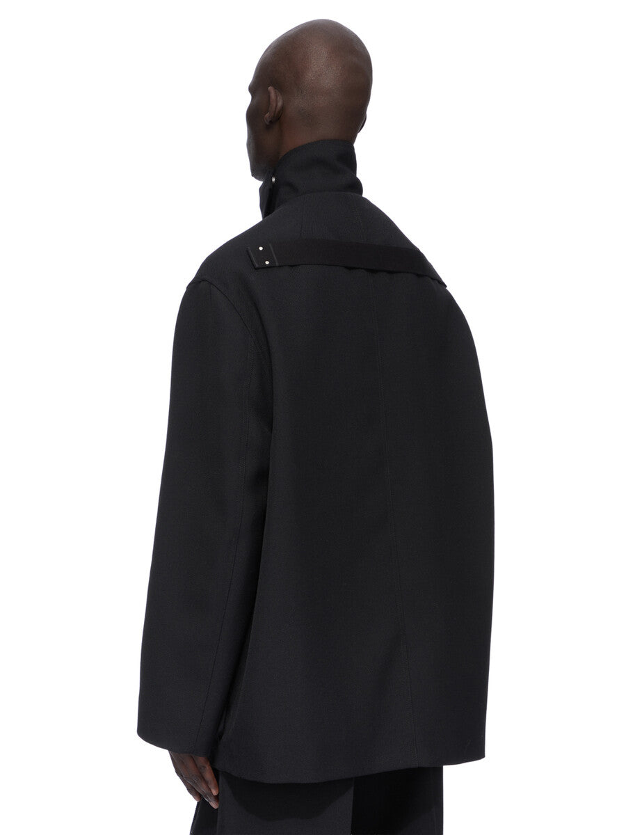 Rick Owens Collared Mac