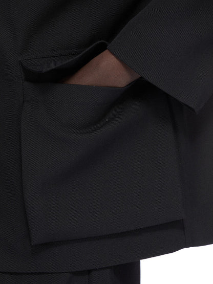 Rick Owens Collared Mac