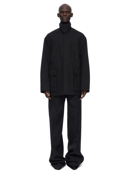 Rick Owens Collared Mac