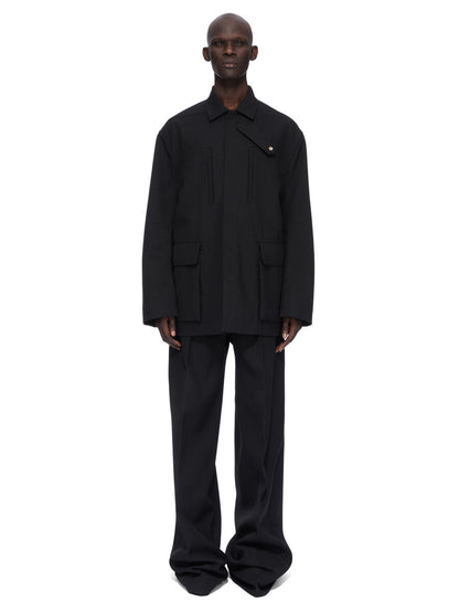 Rick Owens Collared Mac