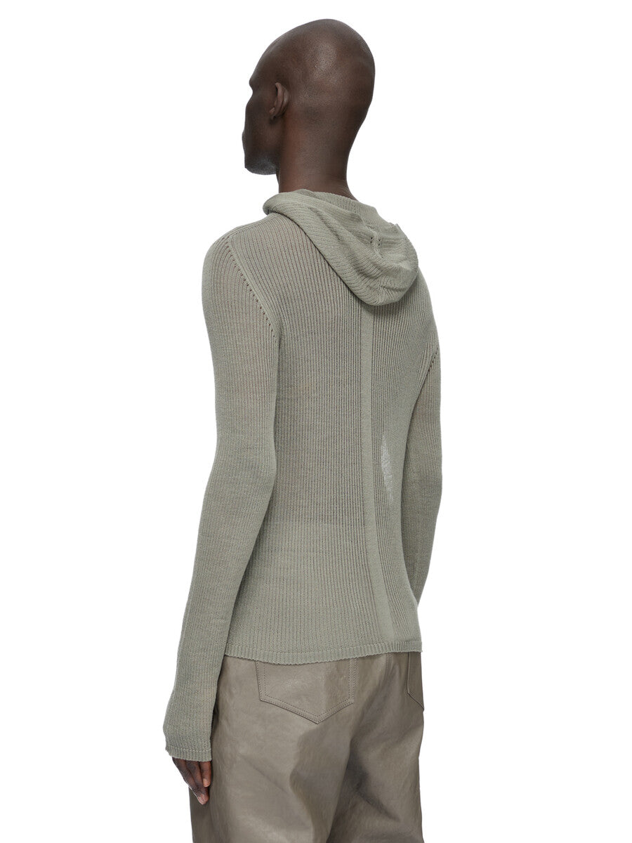 Rick Owens Sheer Hooded LS T