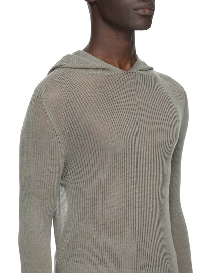 Rick Owens Sheer Hooded LS T