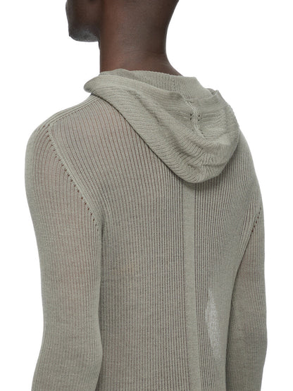Rick Owens Sheer Hooded LS T
