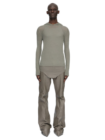 Rick Owens Sheer Hooded LS T