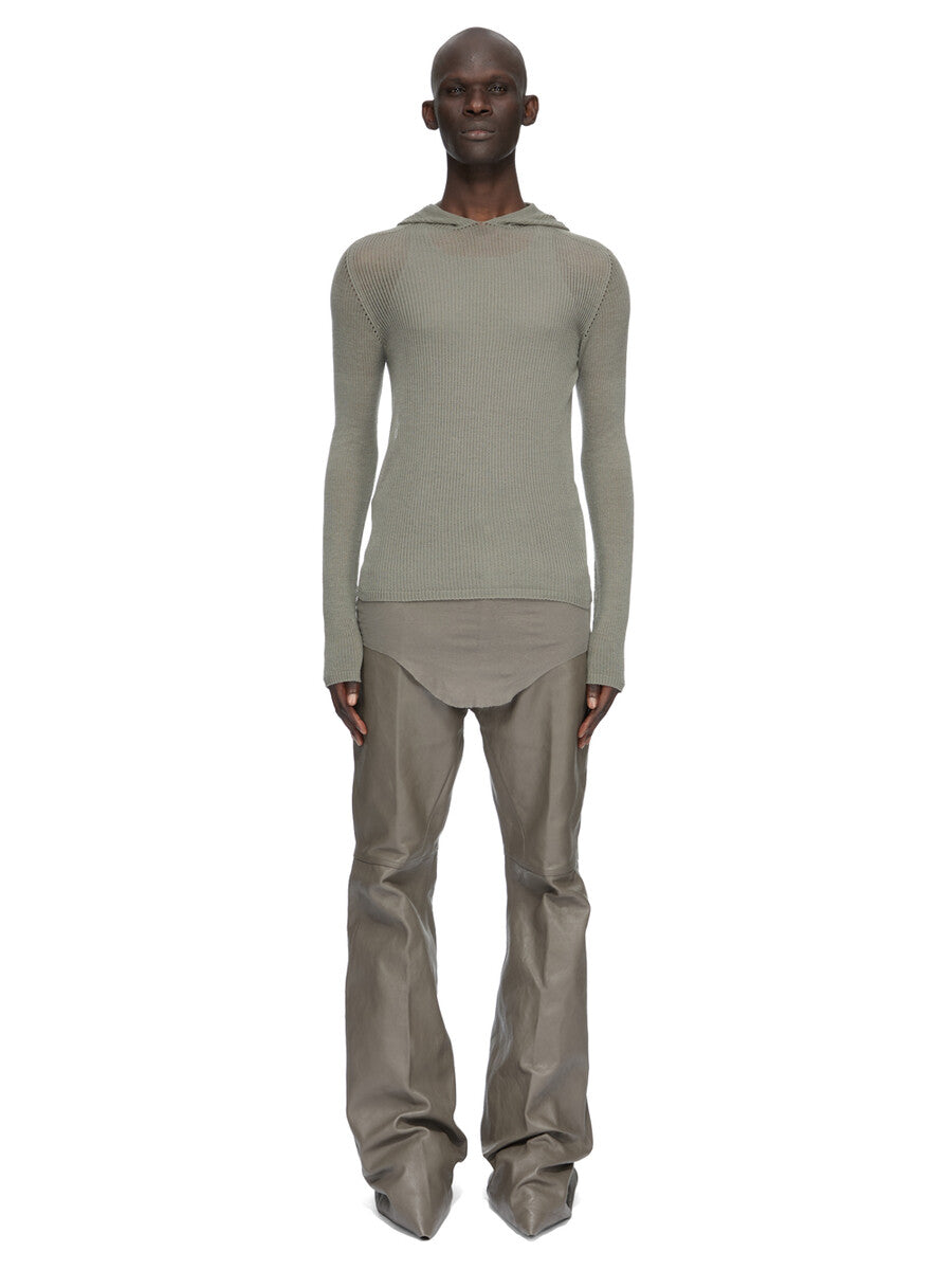 Rick Owens Sheer Hooded LS T