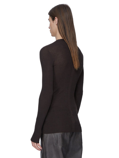 Rick Owens Ribbed Round Neck
