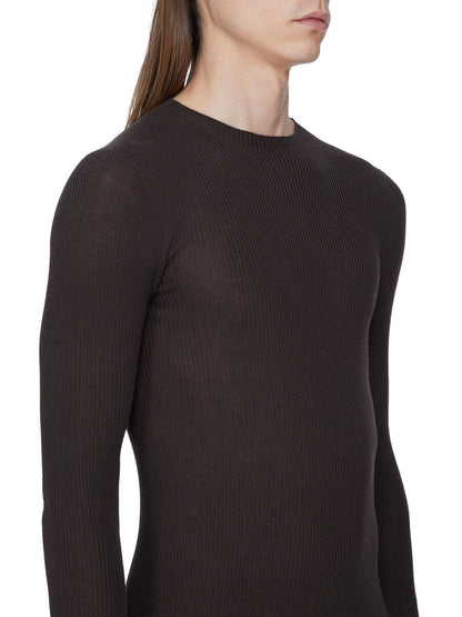 Rick Owens Ribbed Round Neck