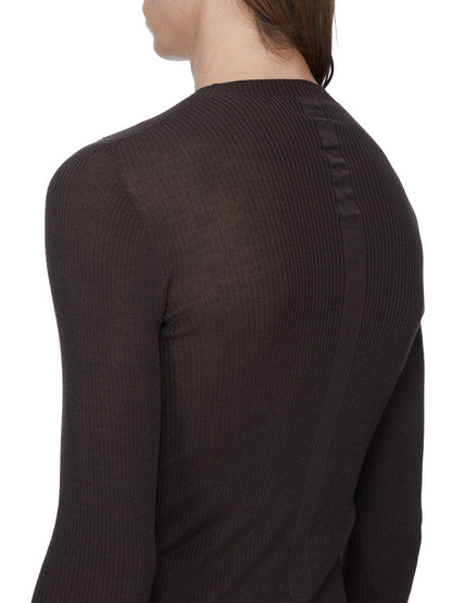 Rick Owens Ribbed Round Neck