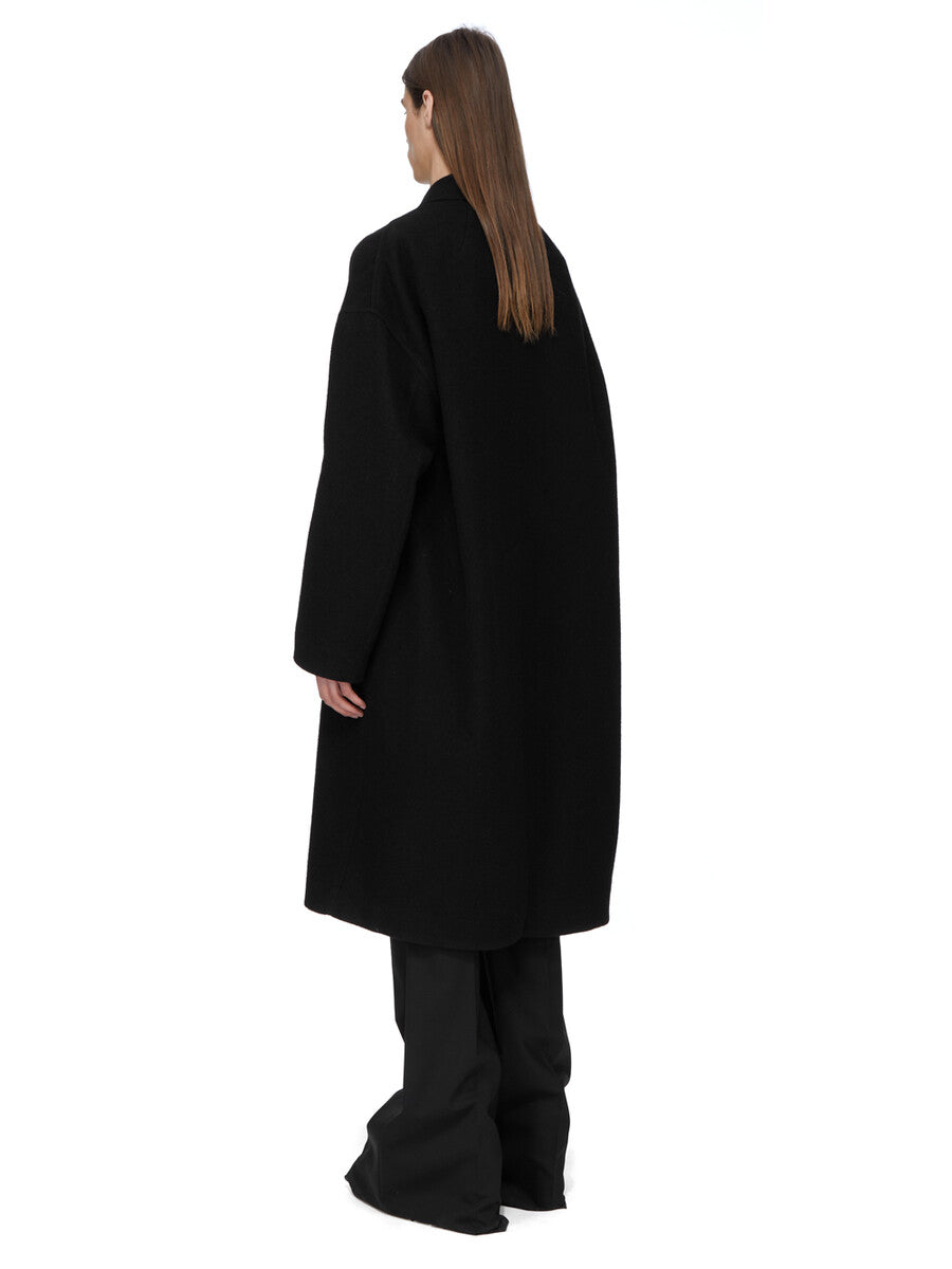 Rick Owens Buttoned Brad Coat