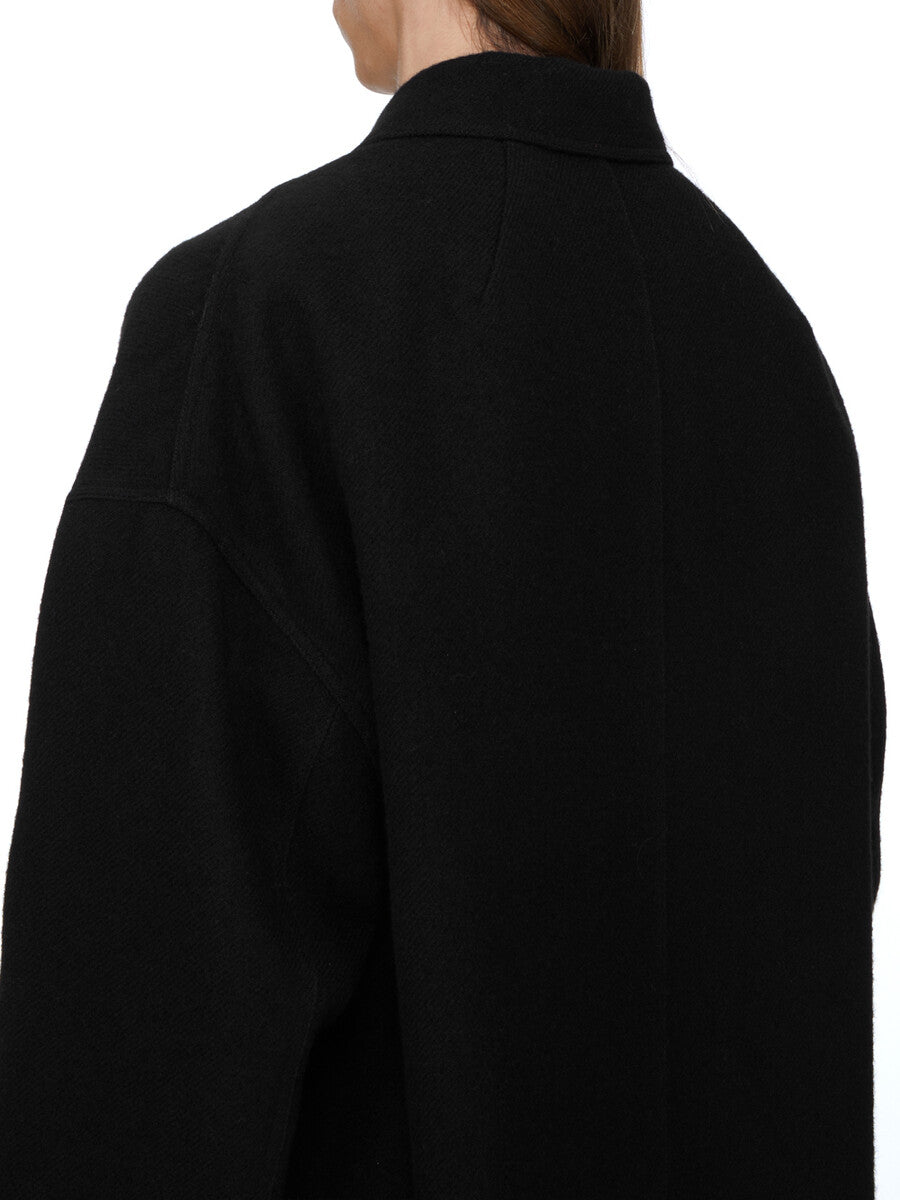 Rick Owens Buttoned Brad Coat