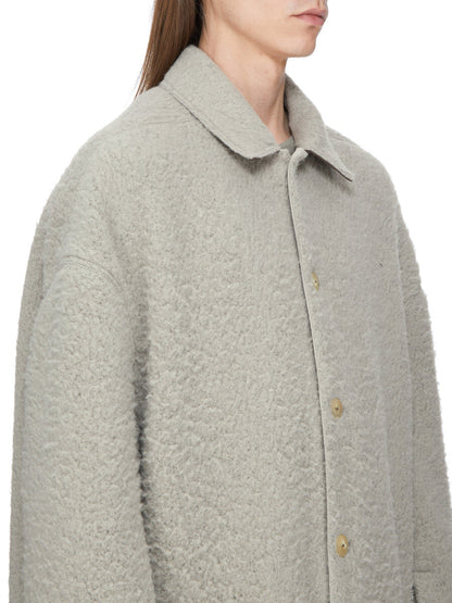 Rick Owens Buttoned Brad Coat