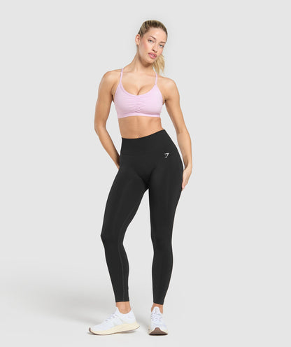 Women's Gymshark Ruched Sports Bra Ice Pink