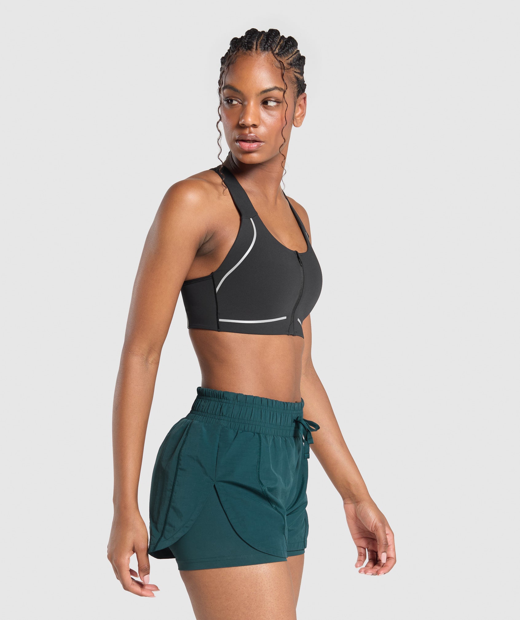 Women's Gymshark Running Sports Bra Black
