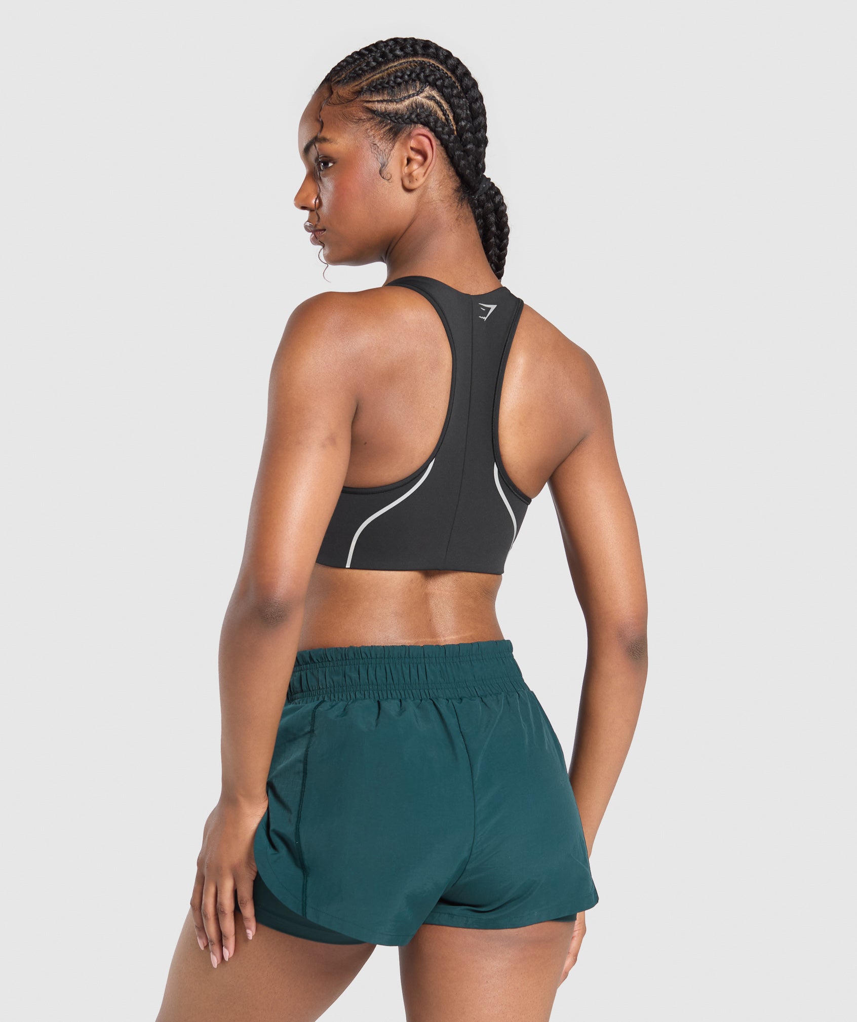 Women's Gymshark Running Sports Bra Black