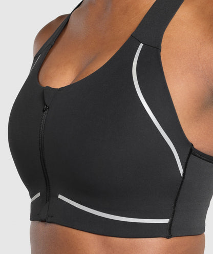 Women's Gymshark Running Sports Bra Black