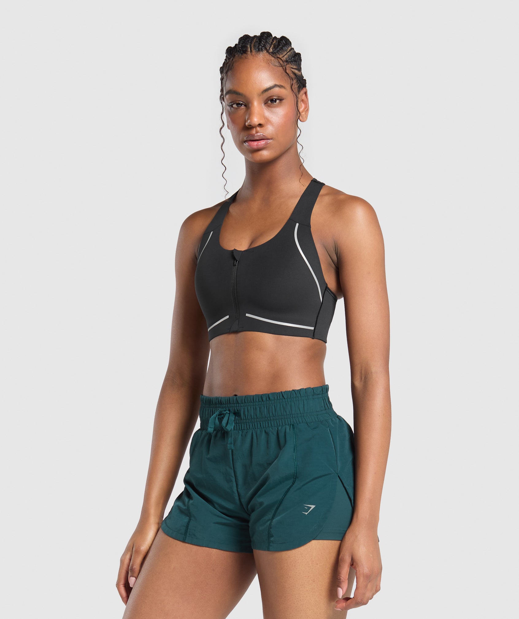 Women's Gymshark Running Sports Bra Black