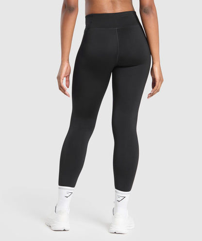 Women's Gymshark Running Warmth Leggings Black